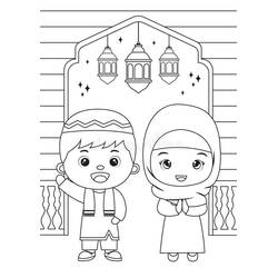 ぬりえページ: ラマダン (祝日とお祝い) #192090 - 無料の印刷可能なぬりえページ