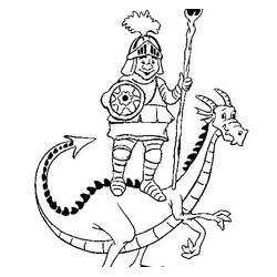 ぬりえページ: セント・ジョージズ・デー (祝日とお祝い) #193423 - 無料の印刷可能なぬりえページ