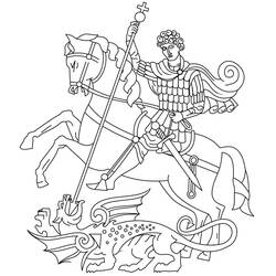 ぬりえページ: セント・ジョージズ・デー (祝日とお祝い) #193425 - 無料の印刷可能なぬりえページ