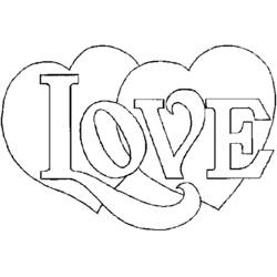 ぬりえページ: バレンタインデー (祝日とお祝い) #53960 - 無料の印刷可能なぬりえページ