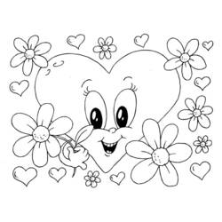 ぬりえページ: バレンタインデー (祝日とお祝い) #54128 - 無料の印刷可能なぬりえページ