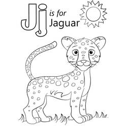 ぬりえページ: 文字J (文字とアルファベット) #194658 - 無料の印刷可能なぬりえページ