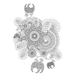 ぬりえページ: 抽象的マンダラ (マンダラ) #193063 - 無料の印刷可能なぬりえページ