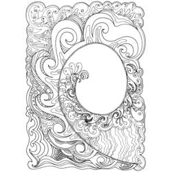 ぬりえページ: アートセラピー (マンダラ) #23098 - 無料の印刷可能なぬりえページ