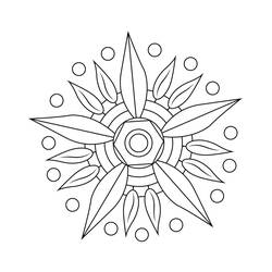 ぬりえページ: 子供向けマンダラ (マンダラ) #124155 - 無料の印刷可能なぬりえページ
