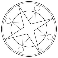 ぬりえページ: 星のマンダラ (マンダラ) #117980 - 無料の印刷可能なぬりえページ