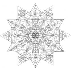 ぬりえページ: 星のマンダラ (マンダラ) #117982 - 無料の印刷可能なぬりえページ