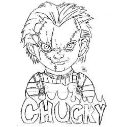 ぬりえページ: チャッキー (映画とテレビ番組) #204106 - 無料の印刷可能なぬりえページ