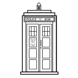 ぬりえページ: ドクター・フー (映画とテレビ番組) #153120 - 無料の印刷可能なぬりえページ