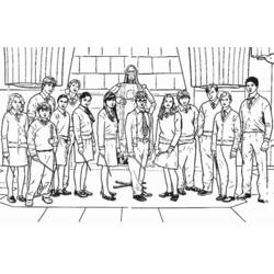 ぬりえページ: ハリー・ポッター (映画とテレビ番組) #69565 - 無料の印刷可能なぬりえページ