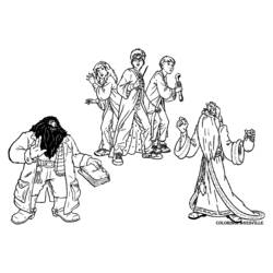 ぬりえページ: ハリー・ポッター (映画とテレビ番組) #69751 - 無料の印刷可能なぬりえページ