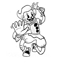 ぬりえページ: ペニーワイズ (映画とテレビ番組) #220414 - 無料の印刷可能なぬりえページ