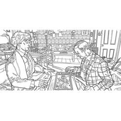 ぬりえページ: シャーロック (映画とテレビ番組) #153359 - 無料の印刷可能なぬりえページ