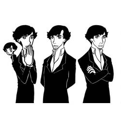 ぬりえページ: シャーロック (映画とテレビ番組) #153512 - 無料の印刷可能なぬりえページ