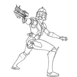 ぬりえページ: スター・ウォーズ (映画とテレビ番組) #70729 - 無料の印刷可能なぬりえページ