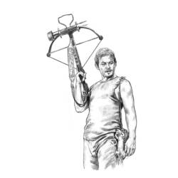 ぬりえ: ウォーキング・デッド - 無料の印刷可能なぬりえページ