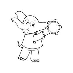 ぬりえページ: タンバリン (音楽) #176911 - 無料の印刷可能なぬりえページ