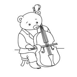 ぬりえページ: バイオリン (音楽) #176923 - 無料の印刷可能なぬりえページ