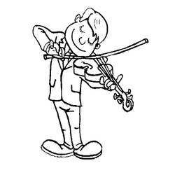 ぬりえページ: バイオリン (音楽) #176927 - 無料の印刷可能なぬりえページ