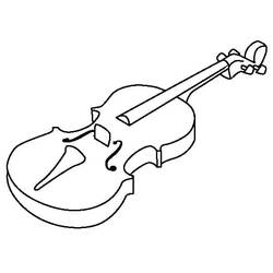 ぬりえページ: バイオリン (音楽) #176940 - 無料の印刷可能なぬりえページ