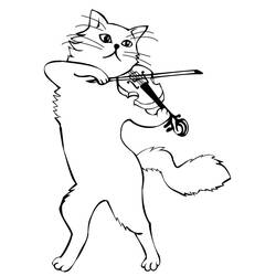 ぬりえページ: バイオリン (音楽) #176941 - 無料の印刷可能なぬりえページ