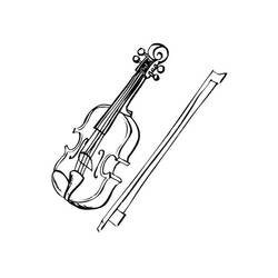 ぬりえページ: バイオリン (音楽) #176942 - 無料の印刷可能なぬりえページ