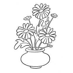 ぬりえページ: デイジー (自然と季節) #176533 - 無料の印刷可能なぬりえページ