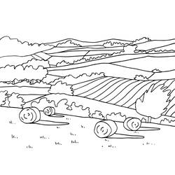 ぬりえページ: 風景 (自然と季節) #165777 - 無料の印刷可能なぬりえページ