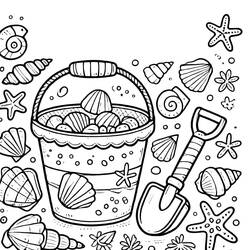 ぬりえページ: 夏 (自然と季節) #218919 - 無料の印刷可能なぬりえページ