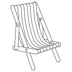 ぬりえ: 椅子 - 無料の印刷可能なぬりえページ