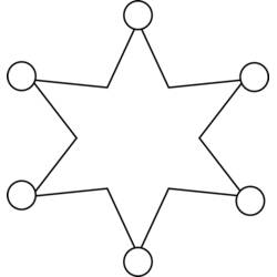 ぬりえページ: 保安官の星 (物) #118679 - 無料の印刷可能なぬりえページ
