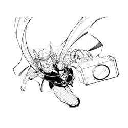 ぬりえページ: ソー (宗教と神話) #75766 - 無料の印刷可能なぬりえページ