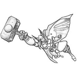 ぬりえページ: ソー (宗教と神話) #75784 - 無料の印刷可能なぬりえページ