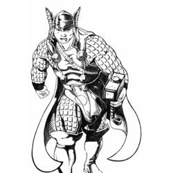 ぬりえページ: ソー (宗教と神話) #75787 - 無料の印刷可能なぬりえページ