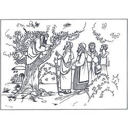 ぬりえページ: ザアカイ (宗教と神話) #190487 - 無料の印刷可能なぬりえページ