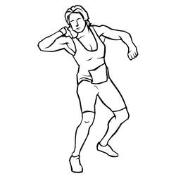 ぬりえページ: 陸上競技 (スポーツ) #193807 - 無料の印刷可能なぬりえページ