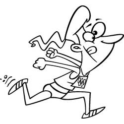 ぬりえページ: 陸上競技 (スポーツ) #193817 - 無料の印刷可能なぬりえページ