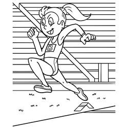 ぬりえページ: 陸上競技 (スポーツ) #193826 - 無料の印刷可能なぬりえページ