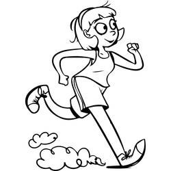 ぬりえページ: 陸上競技 (スポーツ) #193832 - 無料の印刷可能なぬりえページ