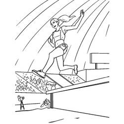 ぬりえページ: 陸上競技 (スポーツ) #193834 - 無料の印刷可能なぬりえページ