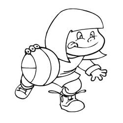 ぬりえページ: バスケットボール (スポーツ) #177162 - 無料の印刷可能なぬりえページ