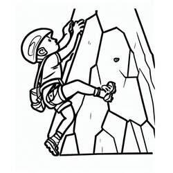 ぬりえページ: クライミング (スポーツ) #191206 - 無料の印刷可能なぬりえページ