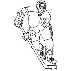 ぬりえページ: ホッケー (スポーツ) #192405 - 無料の印刷可能なぬりえページ