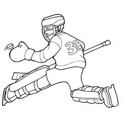 ぬりえページ: ホッケー (スポーツ) #192406 - 無料の印刷可能なぬりえページ