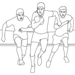 ぬりえページ: ラグビー (スポーツ) #211317 - 無料の印刷可能なぬりえページ