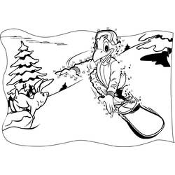 ぬりえページ: スノーボード (スポーツ) #143837 - 無料の印刷可能なぬりえページ