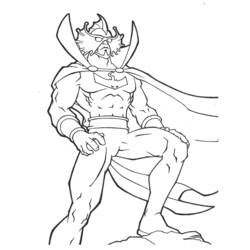 ぬりえページ: アクアマン (スーパーヒーローとスーパーヴィラン) #84989 - 無料の印刷可能なぬりえページ