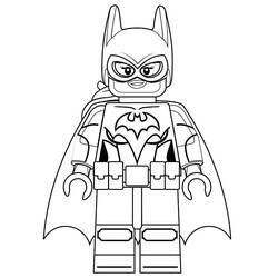 ぬりえページ: バットガール (スーパーヒーローとスーパーヴィラン) #205824 - 無料の印刷可能なぬりえページ