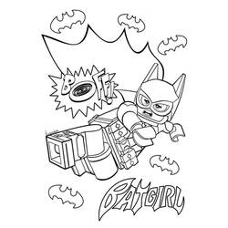 ぬりえページ: バットガール (スーパーヒーローとスーパーヴィラン) #205838 - 無料の印刷可能なぬりえページ