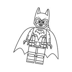 ぬりえページ: バットガール (スーパーヒーローとスーパーヴィラン) #205839 - 無料の印刷可能なぬりえページ